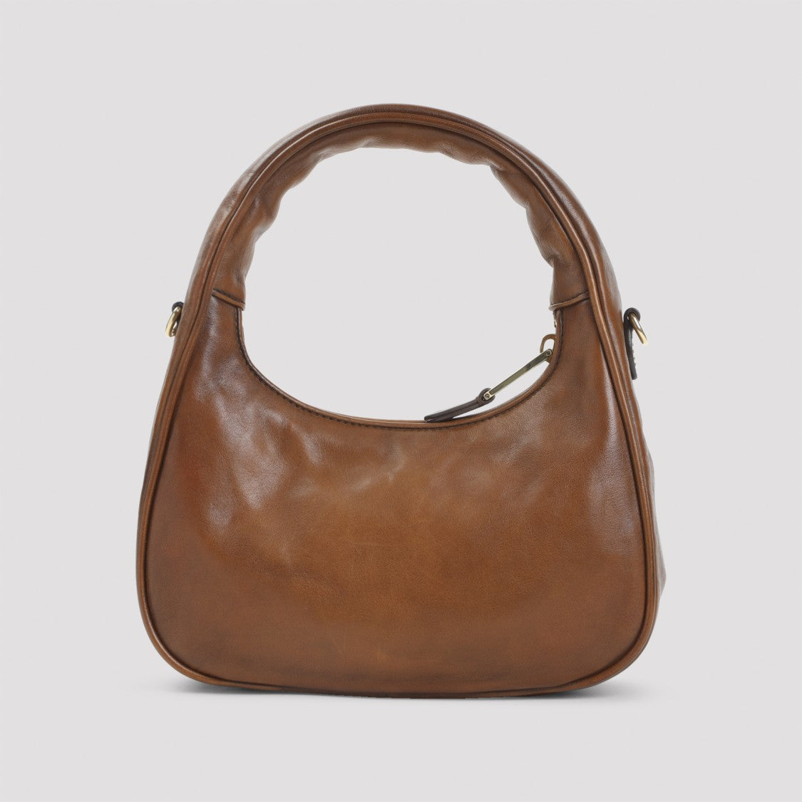 Miu Miu Brown Calf Leather Shoulder Bag