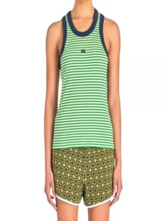 Wales Bonner Striped Sleeveless Tank Top With Ribbed Details