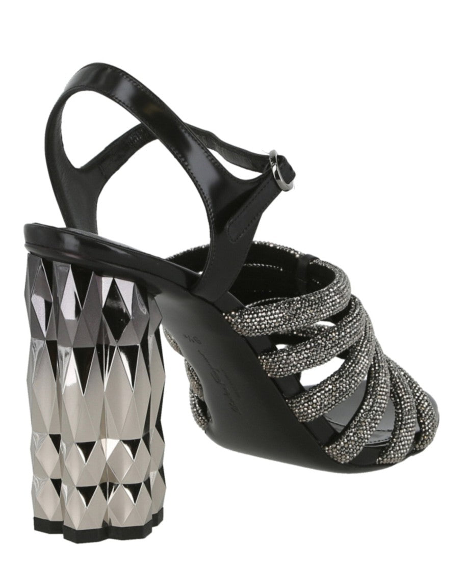 Ferragamo Amalia Embellished Strappy Sandals
