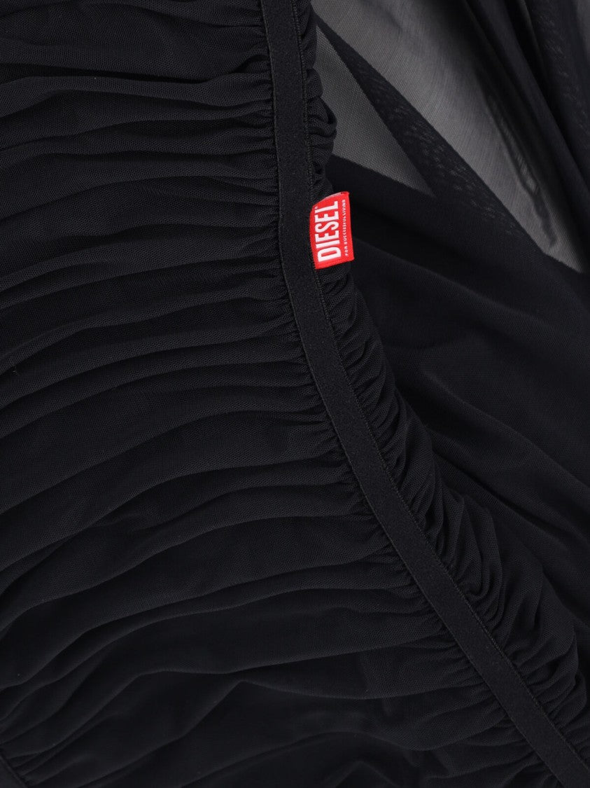 Diesel "D-Amami" Maxi Dress - Black