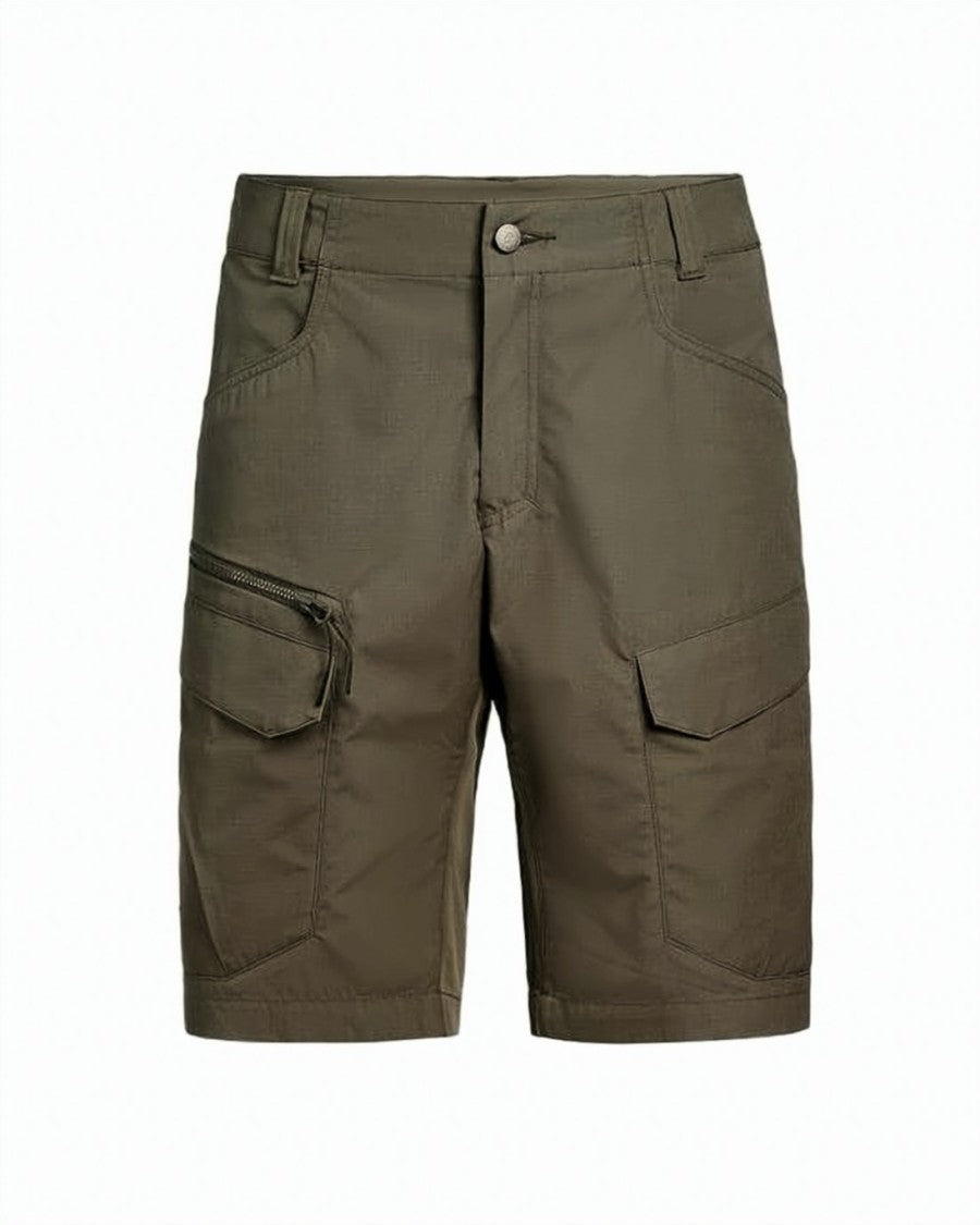 Lundhags Sturdy Utilitarian Shorts With Multiple Pockets And Structured Waistband