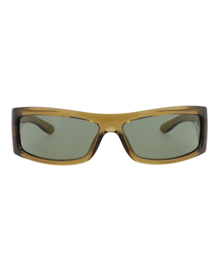 Gucci Shield-Frame Injection Sunglasses