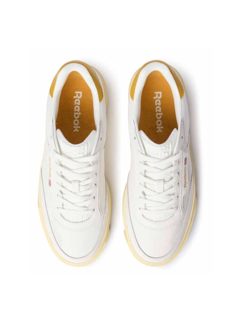 Reebok Classic Low-Top Sneakers With Yellow Heel