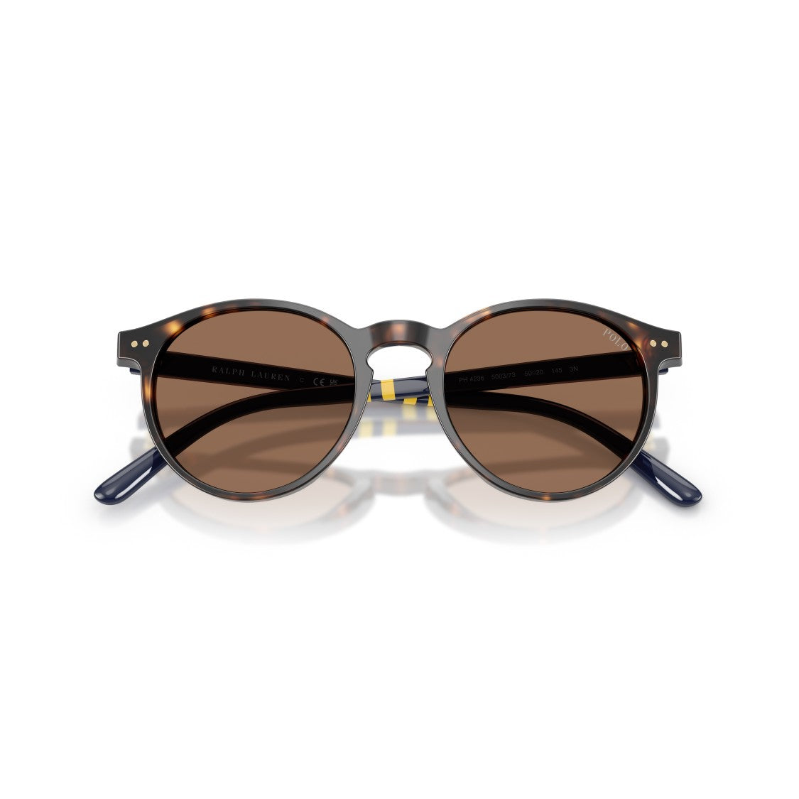 Polo Ralph Lauren 0Ph4236 Rounded Tortoiseshell Acetate Sunglasses