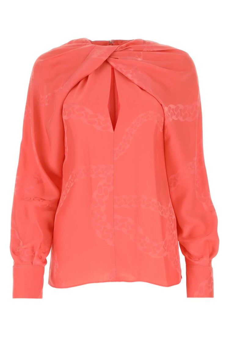 Stella Mccartney Salmon Satin Blouse