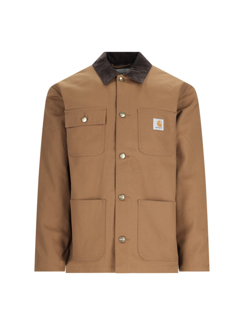 Carhartt Wip Brown Detroit Cotton Jacket