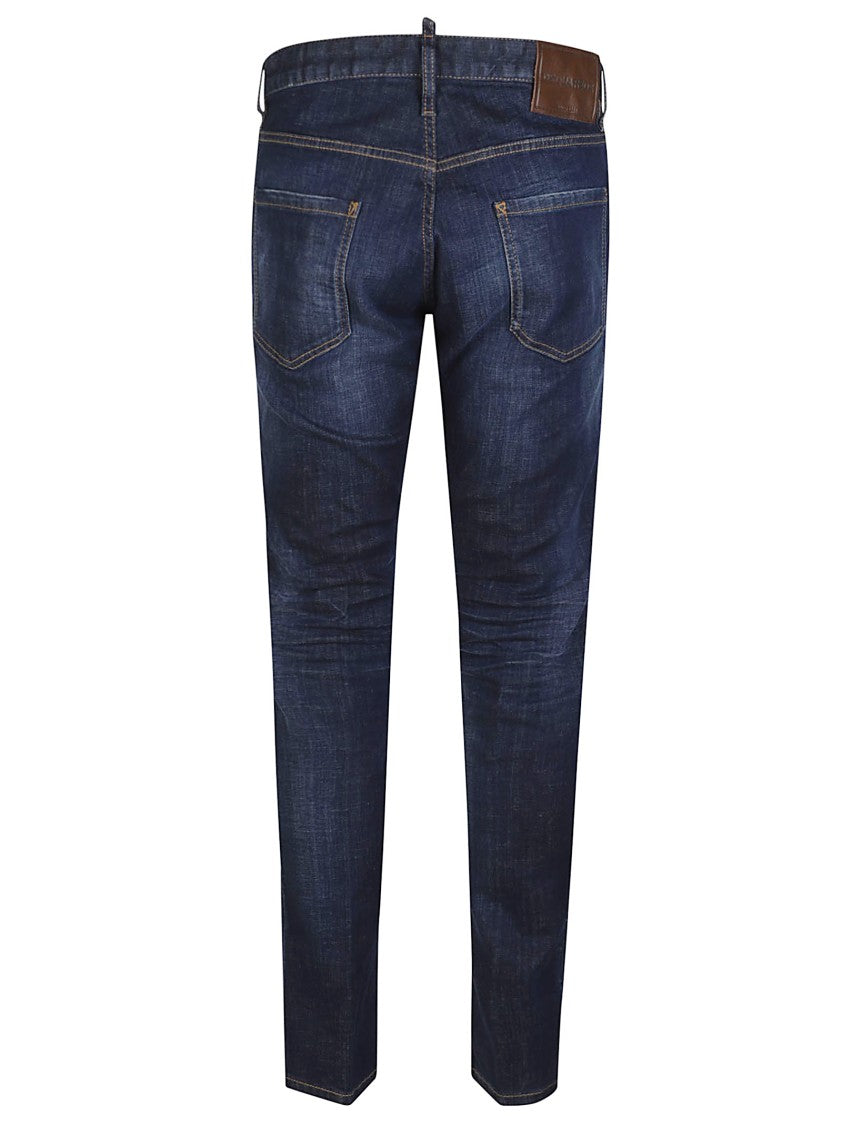 Dsquared2 Teddy Dark Indigo Slim Jeans