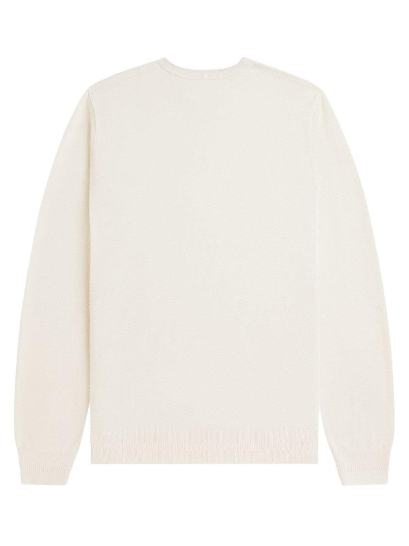 Fred Perry Crew Neck Cotton Embroidered Sweatshirt