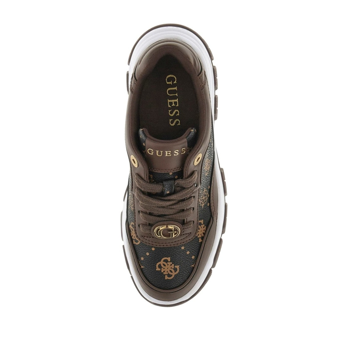 Guess Brown Berrett2 Chunky Sneakers