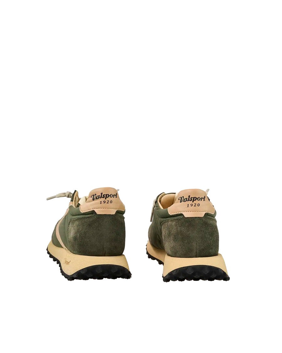Valsport Vantage Jungle Low-Top Nylon Suede Sneakers