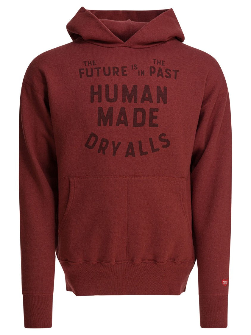 Human Made Burgundy Pullover Hoodie