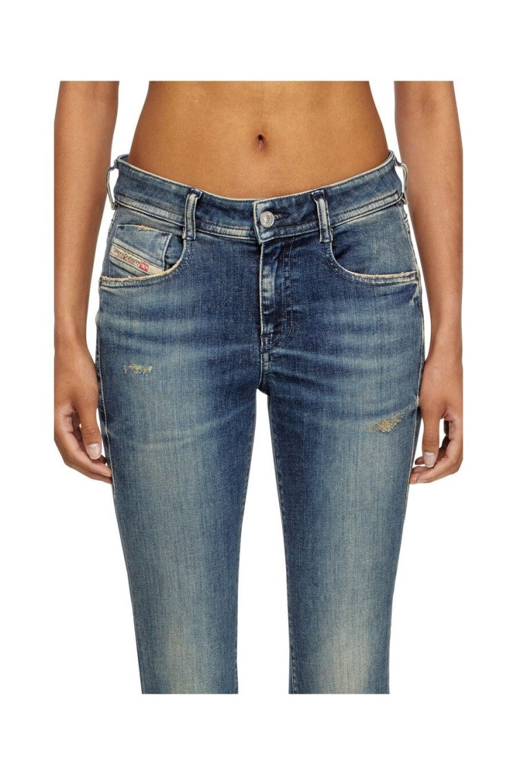 Diesel Blue Cotton Jeans