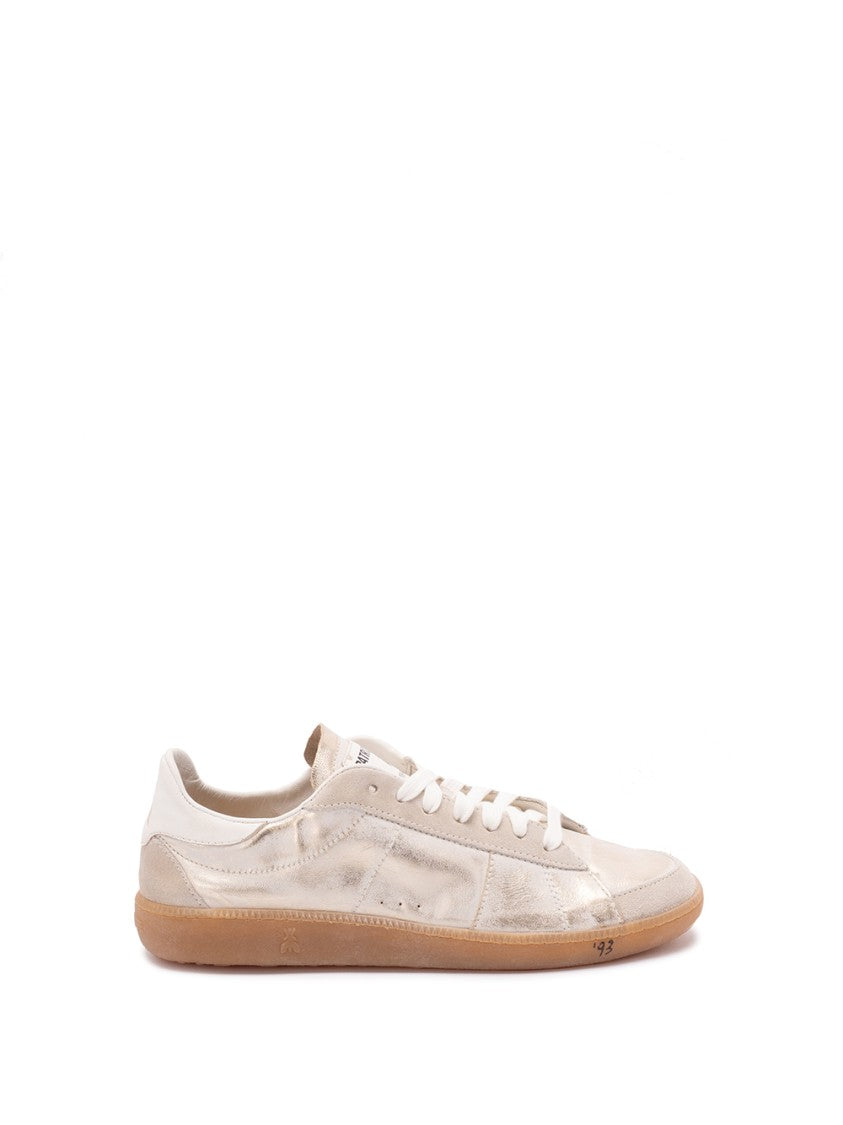 Patrizia Pepe Sleek Goat Skin Sneakers With Modern Silhouette