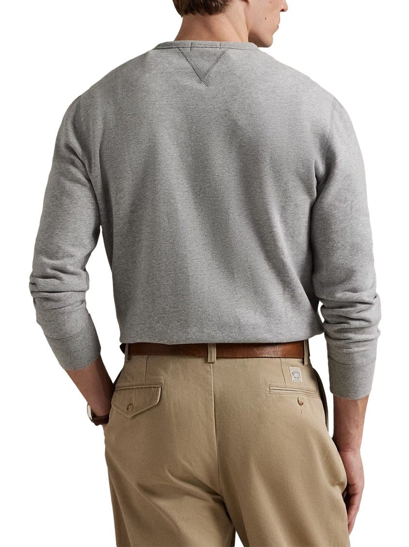 Polo Ralph Lauren Textured Embroidered Logo Long-Sleeve Knit Sweater