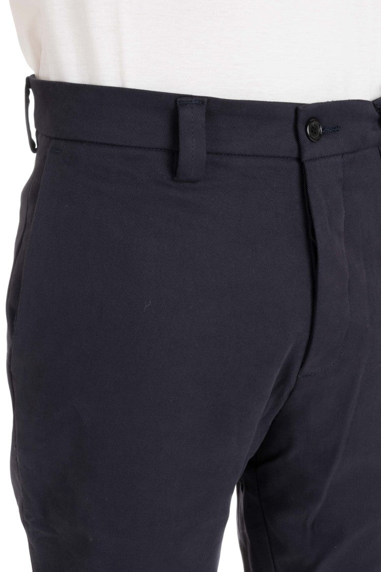 Haikure Baggy Cotton Chino Pants With Hidden Closure