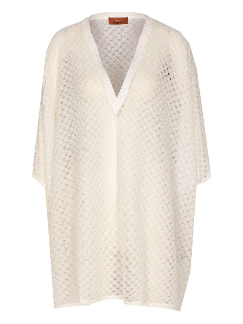 Missoni V-Neck Raschel Lace Dress