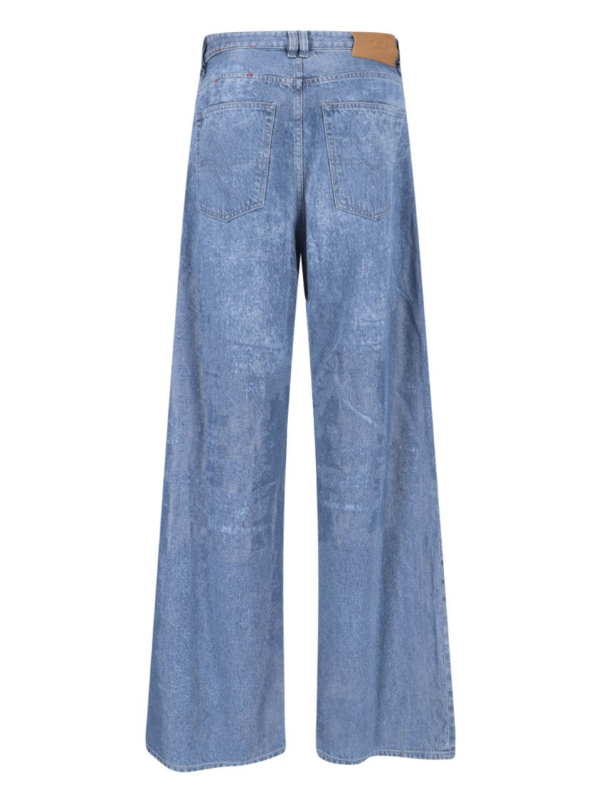 Diesel Blue 1996 D-Sire Wide-Leg Jeans