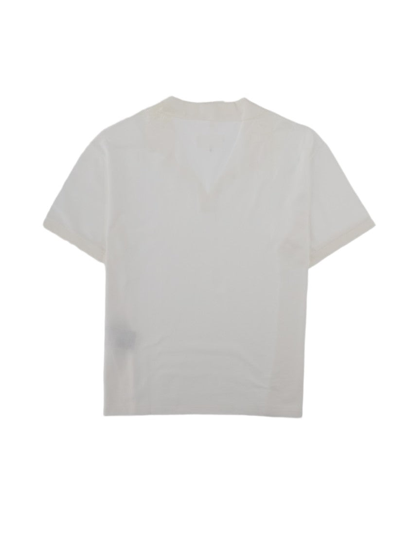 Maison Margiela Short-Sleeve Polo Shirt With Minimalist Design