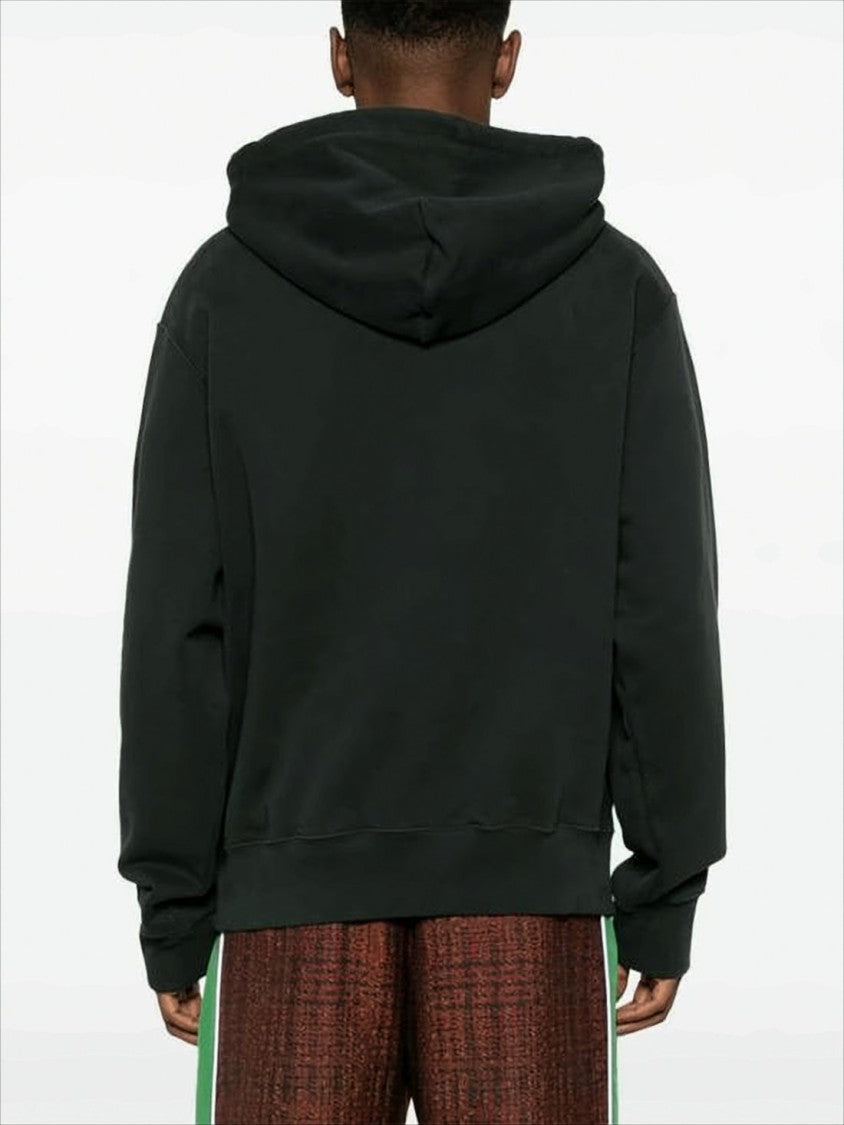 Heron Preston Relaxed Fit Graphic Print Hoodie With Drawstring Hood