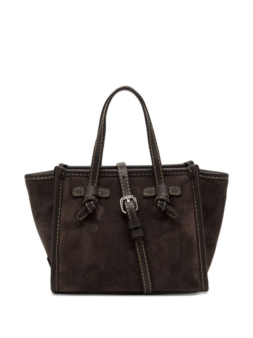 Gianni Chiarini Structured Calf Leather Shopper Bag
