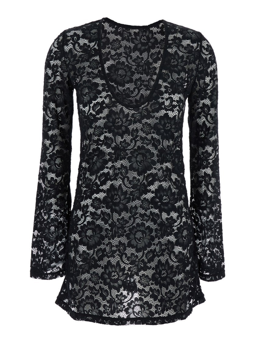 Venuja Bohemia' Black Mini Dress