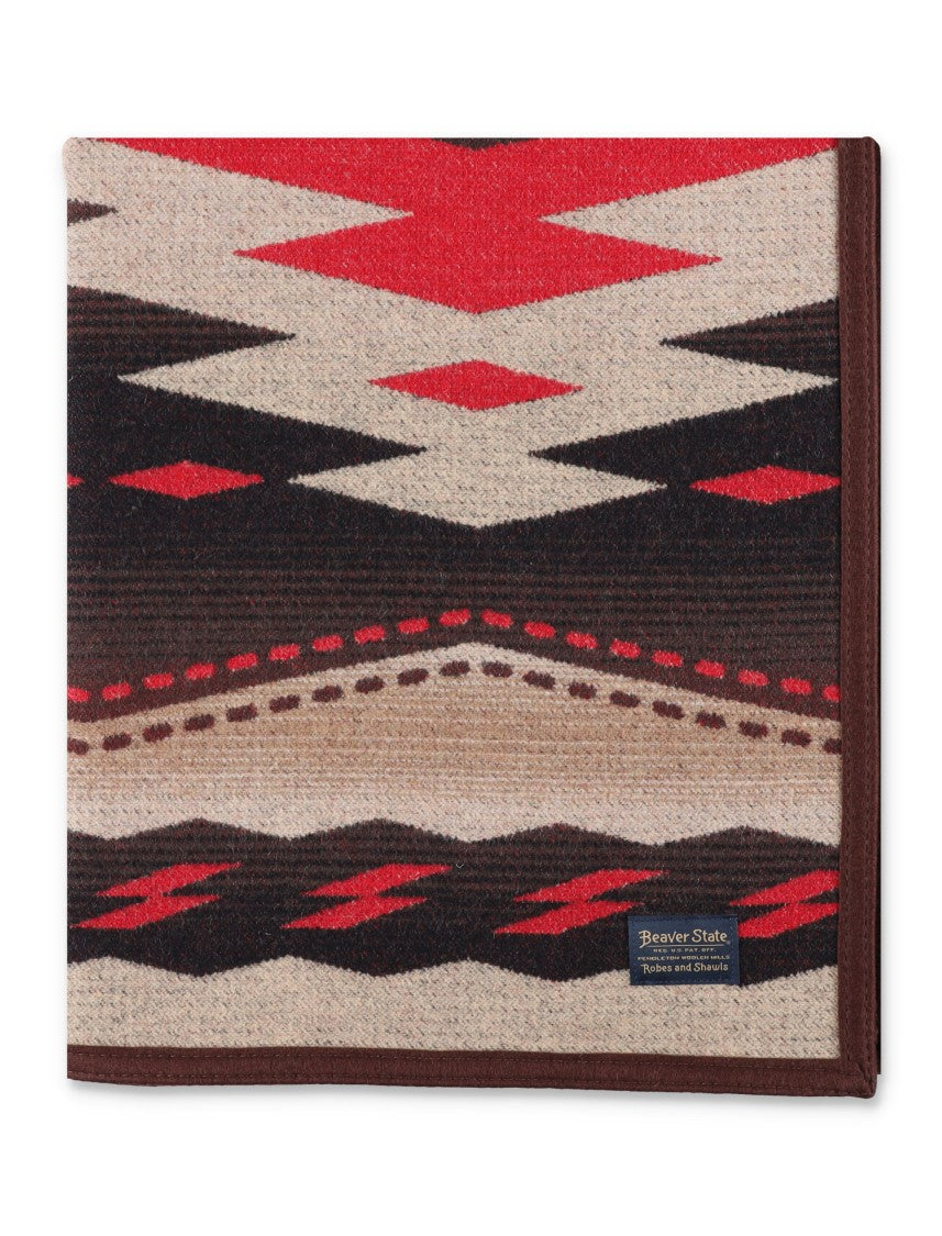 Pendleton Crown Point Geometric Pattern Scarf