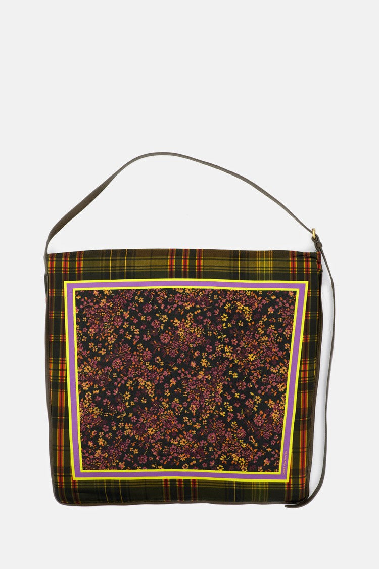 Dries Van Noten Scarf Printed Viscose Shoulder Bag