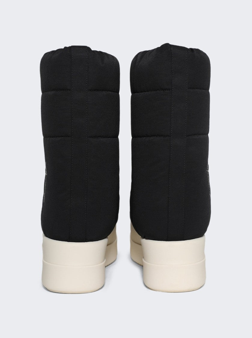 Drkshdw By Rick Owens Mega Bumper Lunar Boot Black And Pearl