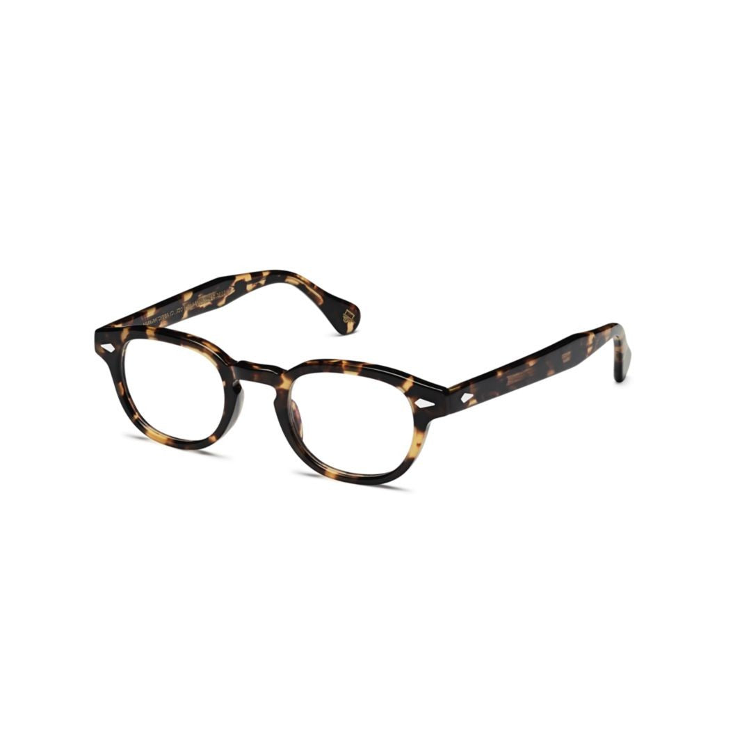 Moscot Or-Lem-O Lemtosh Tortoiseshell Acetate Eyeglasses With Gold-Tone Accents