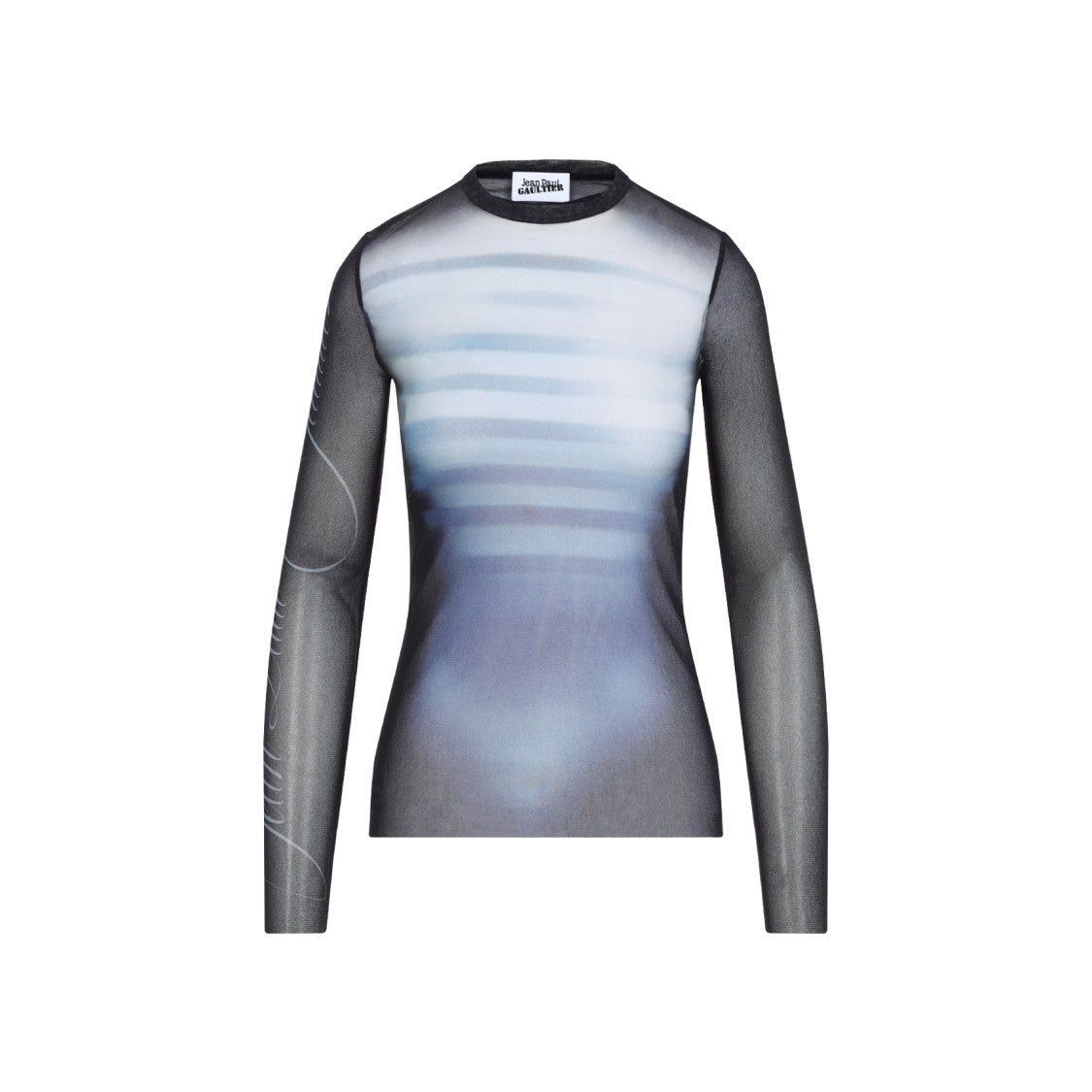 Jean Paul Gaultier Grey/Blue Le Mâle Top