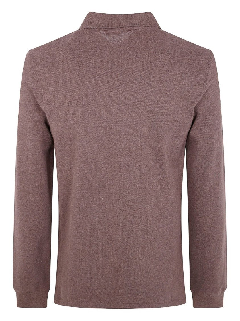 Polo Ralph Lauren Textured Knit Long-Sleeve Polo With Classic Collar