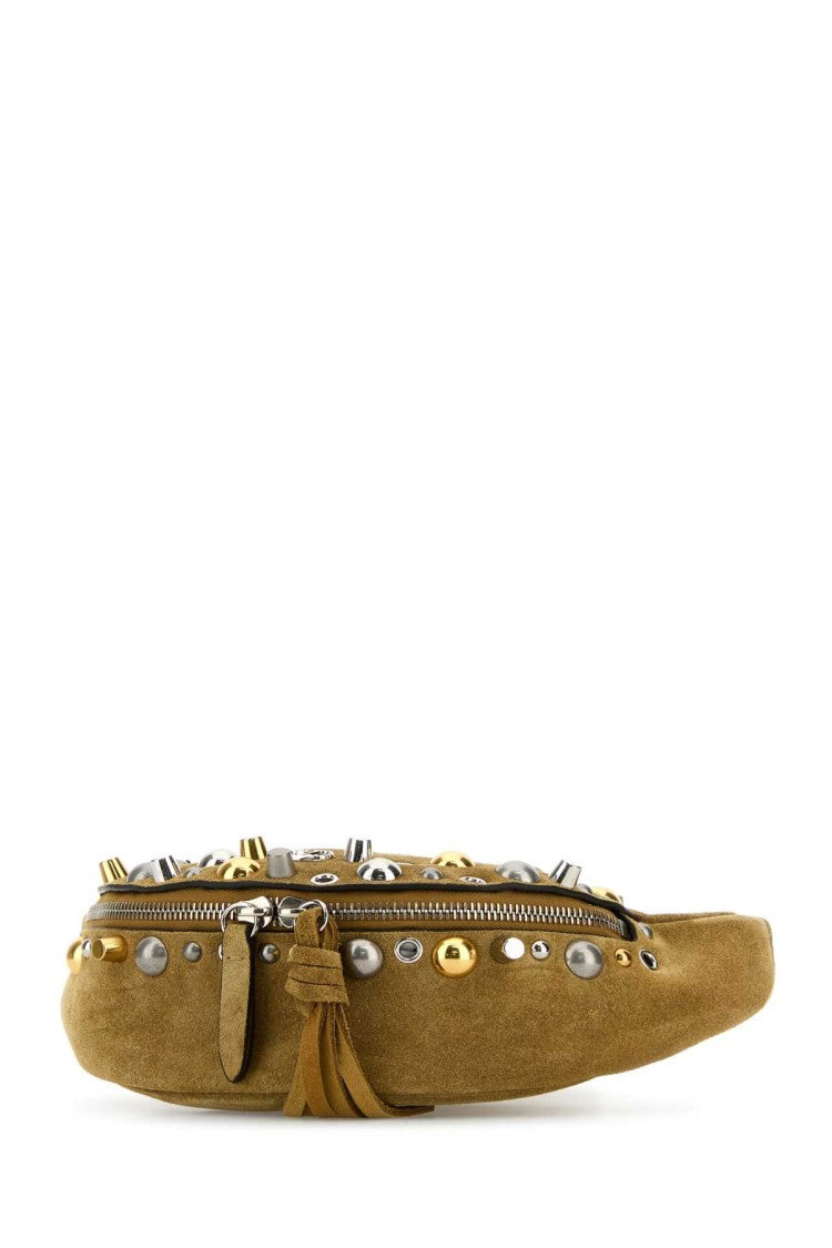 Valentino Garavani Beige Suede Nellcôte Belt Bag