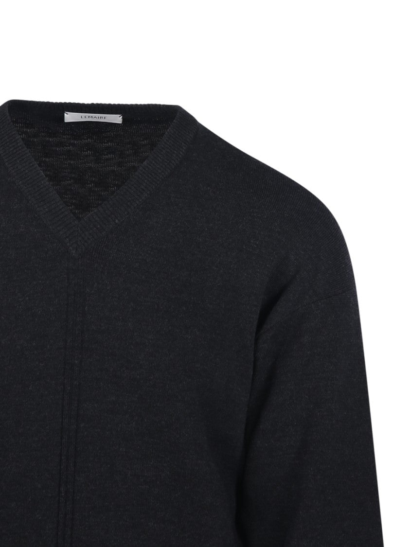 Lemaire Minimalist V-Neck Sweater