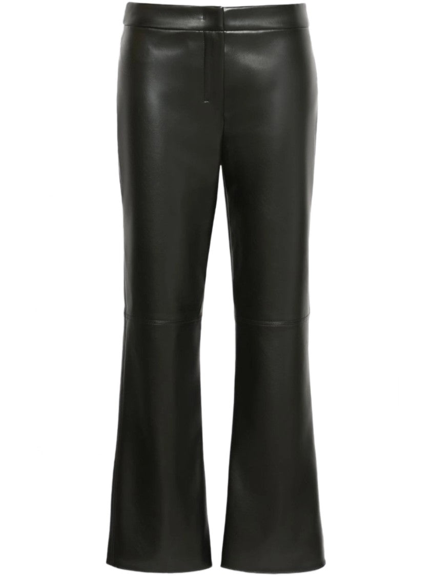 Max Mara Smmsublime Cropped Flare Polyurethane Pants