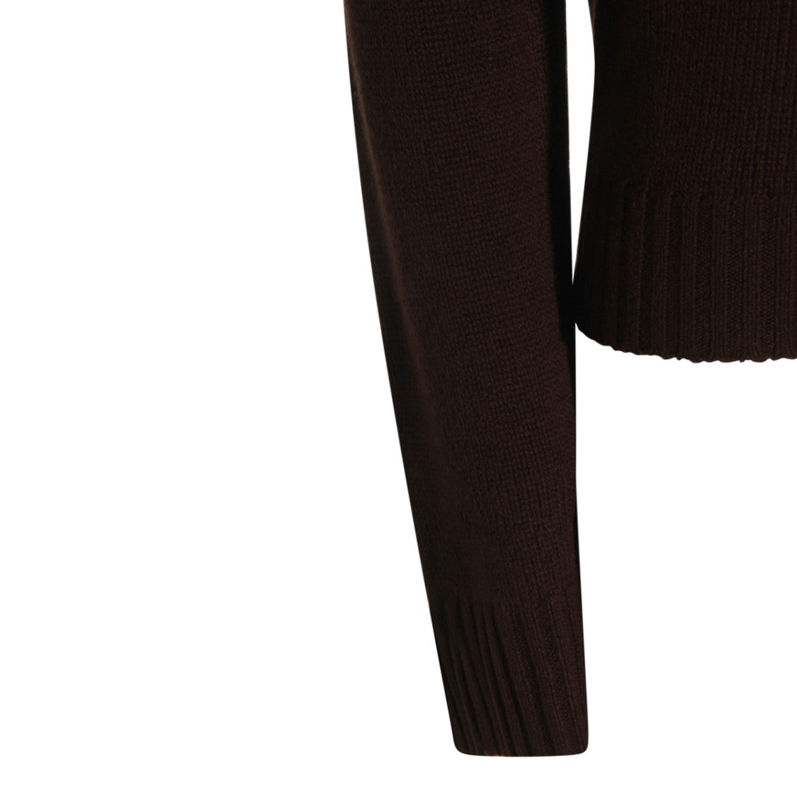 Allude Brown Wool Knitwear