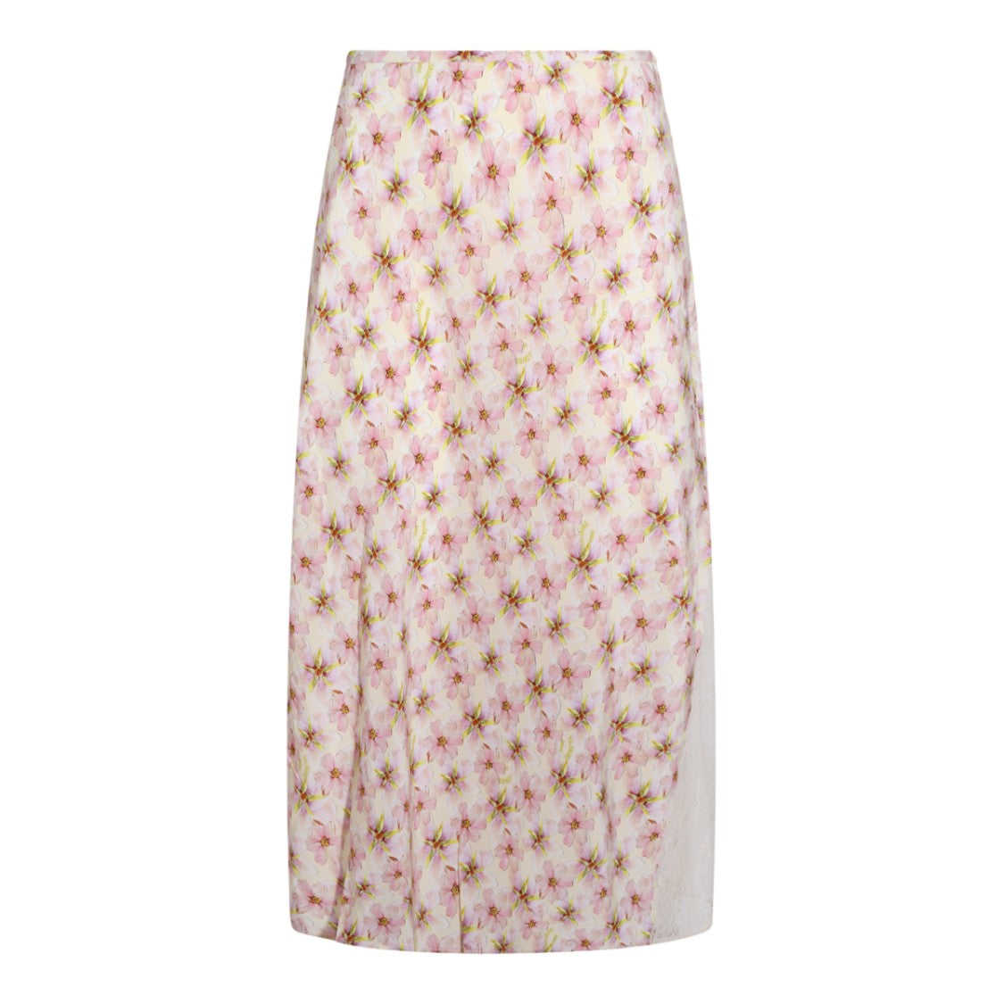 Zadig & Voltaire Midi-Length Floral Skirt With Translucent Fabric