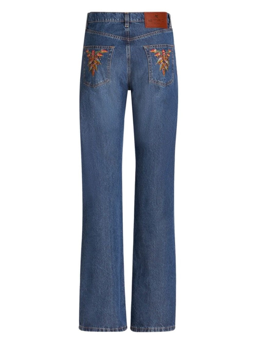 Etro Wide Leg Denim Jeans