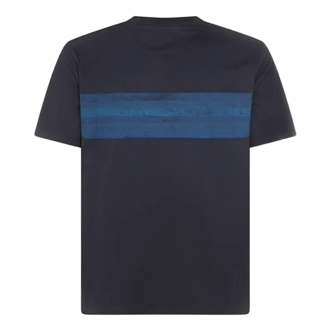 C.P. Company Short-Sleeved T-Shirt With Bold Text And Horizontal Stripes