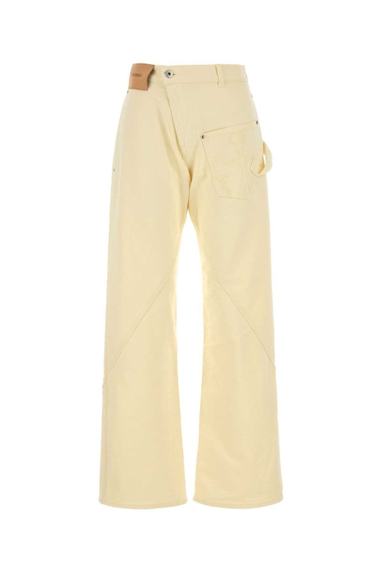 J. W. Anderson Pastel Yellow Denim Jeans