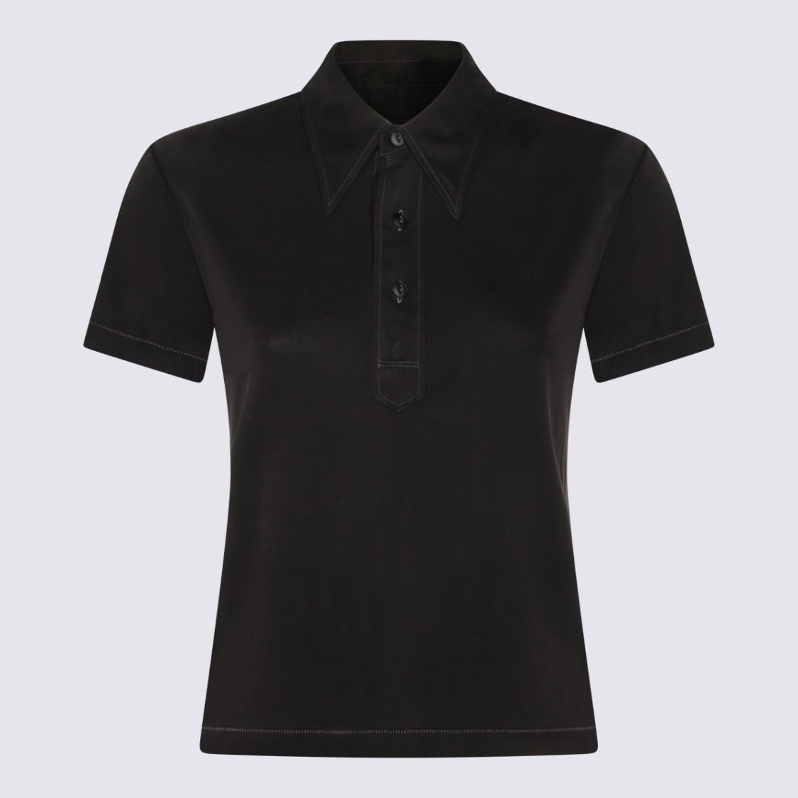 Maison Margiela Classic Black Polo Shirt