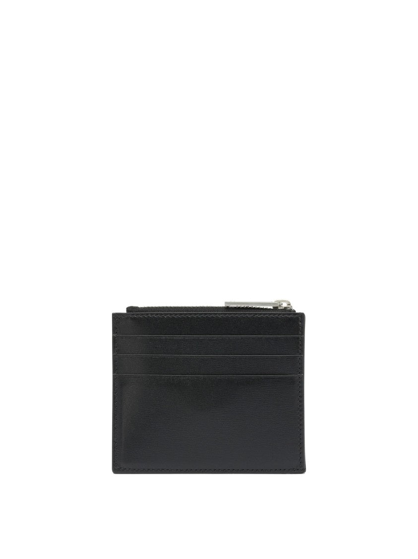 Ferragamo Slim Black Calf Leather Wallet