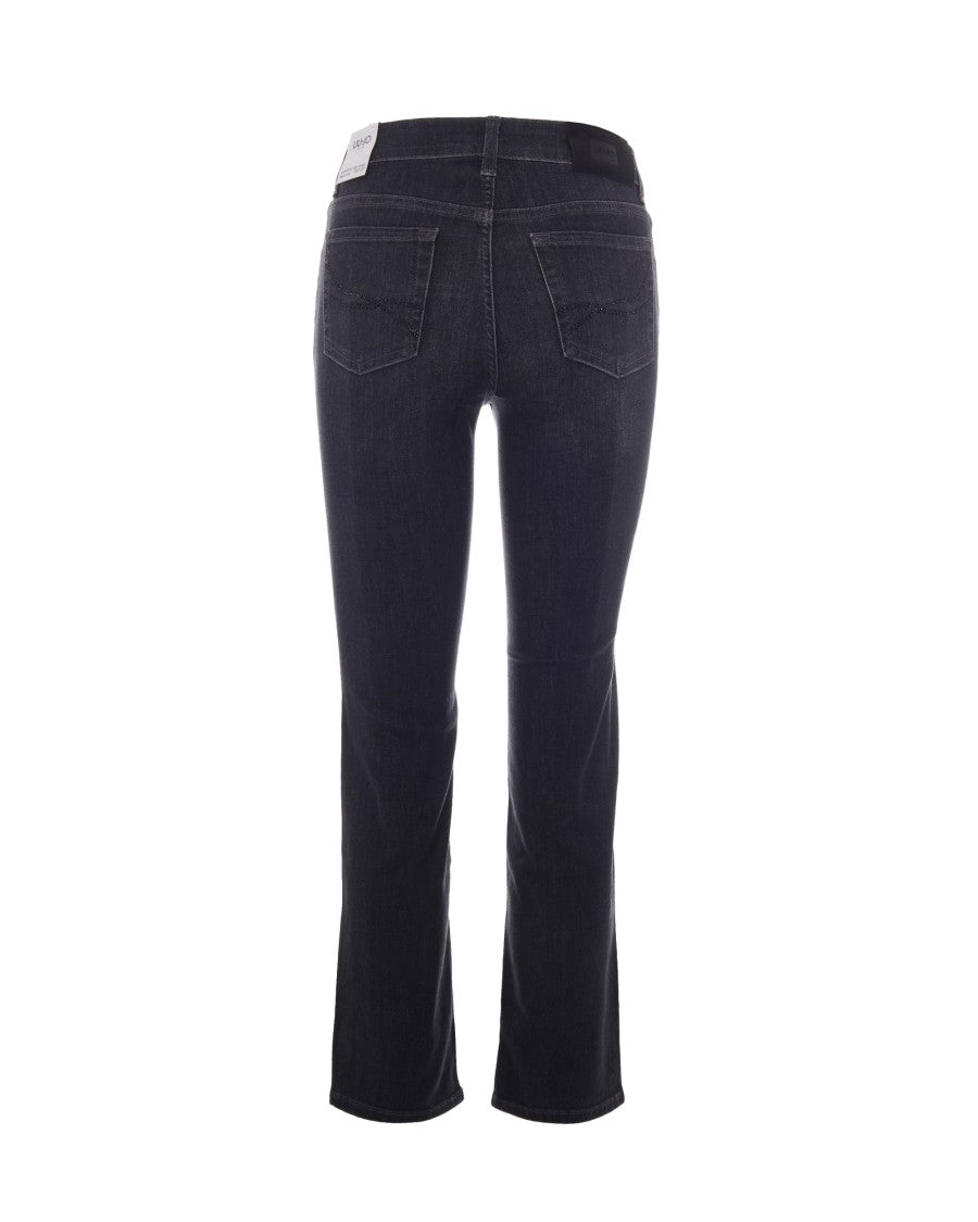 Liu Jo Black Sunshine Slim Cotton-Blend Jeans