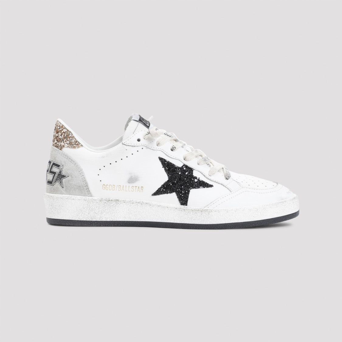 Golden Goose Elevated White Cow Leather Ballstar Sneakers