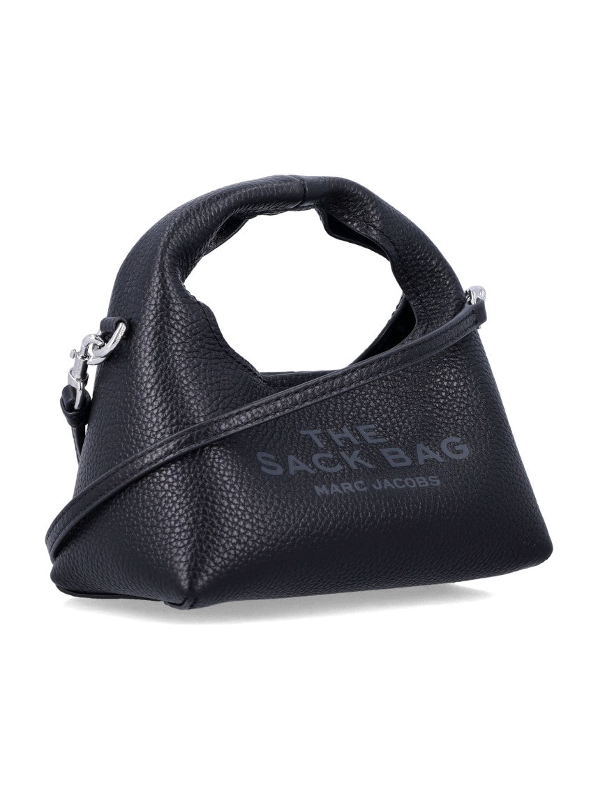 Marc Jacobs The Micro Crossbody Sack Bag In Full-Grain Leather