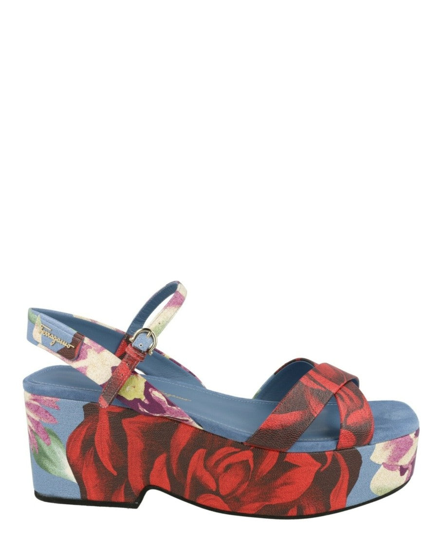 Ferragamo Eleny Strappy Platform Sandals