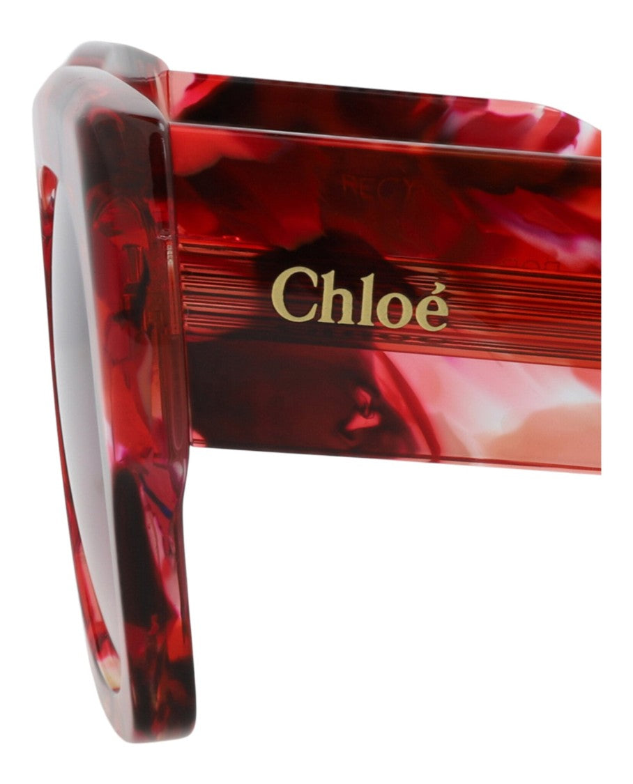 Chloé Square-Frame Recycled Acetate Sunglasses