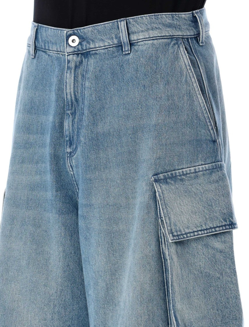J. W. Anderson Light Blue Denim Cargo Shorts