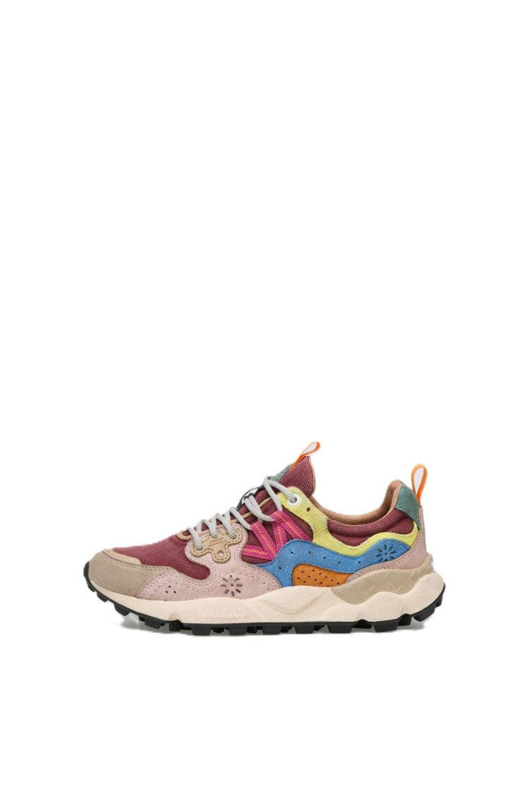 Flower Mountain Multi-Colored Sneakers With Chunky Textured Sole
