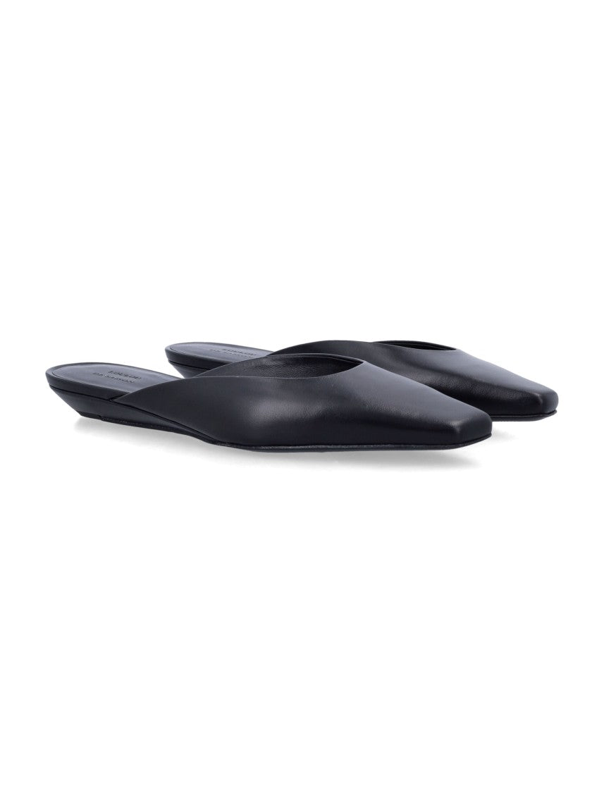 Loulou Studio Diane Pointed Square Toe Mules