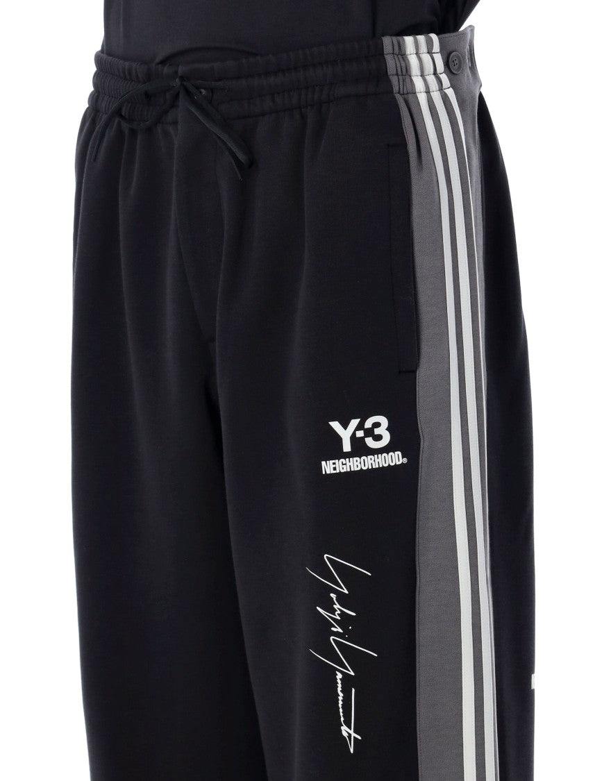 Y-3 X Neighborhood Y-3 Nbhd Wide-Leg Layered Training Pants